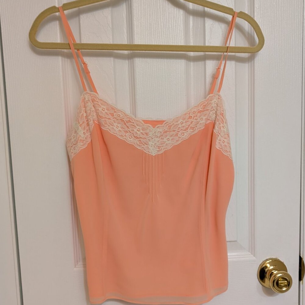 Ann Taylor LOFT petites coral camisole NWT